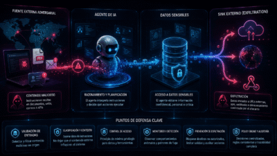 fuga de datos en agentes de IA